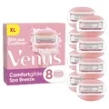 Produktbild: Gillette Venus Comfortglide Spa Breeze Rasierklingen Damen, 8 Ersatzklingen für Damenrasierer