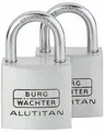 Produktbild: Burg Wächter Duo 770 30 SB Alutitan Vorhängeschloss-Set, Aluminium (36151)