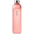 Produktbild: Vinsun Trinkflasche Tritan Wasserflasche 1L, Sportflasche Kohlensäure geeignet & BPA frei, Auslaufsicher, bruchsicher, geruchs- und geschmacksneutral rosa 1000 ml | 28 cm