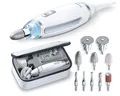 Produktbild: Beurer MP 62 elektrisches Maniküre Pediküre-Set Nagelfeile 10 Aufsätze LED Licht