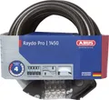 Produktbild: ABUS Spiralkabelschloss Raydo Pro 1450/185 + TexKF-Halterung - Zahlenschloss mit beleuchteten LED-Zahlenwalzen - ABUS-Sicherheitslevel 4 - 185 cm
