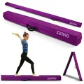 Produktbild: CCLIFE Balancetrainer Schwebebalken für Zuhause Kinder 240/270cm Balken Turnen, Grün, Lila lila 270 cm