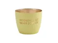 Produktbild: Giftcompany Windlicht Madras Windlicht M Irgendwo ist immer Sommer pastellgelb/gold 8,5cm