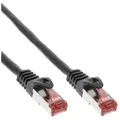 Produktbild: INLINE Crossover Patchkabel, S/FTP, Cat,6, schwarz, 0,5m