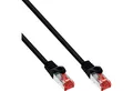 Produktbild: Inline InLine® Crossover Patchkabel, S/FTP, Cat.6, schwarz, 0,5m LAN-Kabel