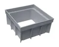Produktbild: Marley Deutschland GmbH Erdschacht Kunststoff Aufsatz für Einlaufschacht Nennmaß: 200x200mm, 20x20x10 cm, 1-St., laugen- und säurebeständig, kürzbar und frostsicher