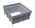 Produktbild: Marley Aufsatz 198x198mm für Einlaufschacht 200x200mm Schachtaufsatz Erhöhung