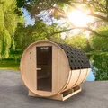 Produktbild: Home Deluxe Fasssauna Lahti Deluxe XL mit 8 kW Ofen