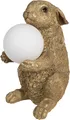 Produktbild: Clayre & Eef Tischlampe Kaninchen 27x19x35 cm Goldfarbig Polyresin