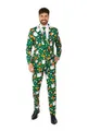 Produktbild: Suitmeister Herren Weihnachtsanzug - Weihnachten Santa & Elves Outfit - Tailliert Party Kostüme - Grün