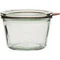 Produktbild: Weck Einkochgläser mit Glasdeckel - Füllmenge: 250 ml - Sturzform - 4 Stück