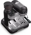 Produktbild: Klarstein Espresso Siebträgermaschine mit Milchaufschäumer, 1,4L Retro Mini-Espressomaschine mit Siebträger, 1550W Kaffeemaschine Klein, 0,5L Milchtank, Thermoblock, Kaffeemaschine für Cappuccino