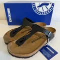 Produktbild: Birkenstock Gizeh Black Sandale Zehentrenner - Birko-Flor - Gr. 38 & 39 Regular