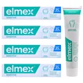 Produktbild: Zahnpasta Elmex Sensitive 4x 75ml Sanfte Pflege für das Zahnfleisch- Aminfluorid