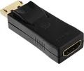 Produktbild: InLine - Video- / Audio-Adapter - DisplayPort / HDMI - DisplayPort (M) - HDMI, 19-polig (W) - (DisplayPort 1,1) - Schwarz (17198J)
