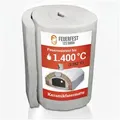 Produktbild: Feuerfest 123 GmbH Glasfasermatte Keramikfasermatte - Bis 1.400 °C - für Kamine und Öfen, - Hochtemperatur-Isolierung - Keramikfaserdecke - Auch als Isolierung 61 cm x 732 cm