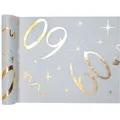 Produktbild: (1qm=5,33 EUR) Tischläufer 60. Geburtstag Metallic, 5m x 30cm