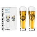 Produktbild: 2er Set Ritzenhoff Weizenbiergläser #8 BRAUCHZEIT 15 + 16 Ritzenhoff Design Team