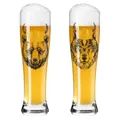 Produktbild: SCHONHUBER 2 Gläser Bier Bär Und Wolf 3101733