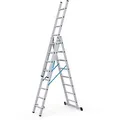 Produktbild: ZARGES Vielzweckleiter Skymaster DX silber 3x 8 Sprossen, H: 525,0 cm