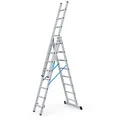 Produktbild: Zarges Skymaster DX Mehrzweckleiter 3x8 Sprossen Multifunktions-/Vielzweckleiter