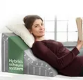 Produktbild: Well B4 Keilkissen Lesekissen für Bett und Sofa – Bequemes Rückenkissen mit Memory Foam, Verwendbar als Reflux Kissen, Keilkissen Bett, Bettkissen Rückenlehne im Sitzen und Liegen