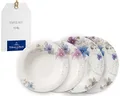 Produktbild: Villeroy & Boch - Mariefleur Gris Dinner-Set Bunt, Spülmaschinenfest, Mikrowellensicher, Geschirrset 6 Personen, Geschirr Set, Tafelservice, Essgeschirr, Flache Teller, Kombiservice, Premium Porzellan