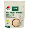 Produktbild: Doppelherz pure Bio Flohsamenschalen – geschmacksneutral – zur Unterstützung einer natürlichen Verdauung und der Darmgesundheit – 200 g