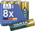 Produktbild: VARTA Batterien AA, wiederaufladbar, 8 Stück, Akku, Power on Demand, 2100 mAh Ni-Mh, vorgeladen, sofort einsatzbereit [Exklusiv bei Amazon]