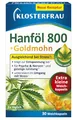 Produktbild: Klosterfrau Hanföl 800 + Goldmohn | 30 extra kleine Weichkapseln | Ausgleichend bei Stress