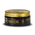 Produktbild: BARBERTIME Fiber Pomade Haarwachs – (150ml) Fiber Wax für Männer | Flexibler Halt & Mittlerer Glanz | Wasserbasierte Haarpomade | Formbare Styling-Paste mit Kokos-Duft | Kein Verkleben