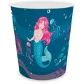 Produktbild: itenga Papierkorb 33106446, Meerjungfrau, rund, aus Kunststoff, 11 Liter