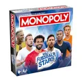Produktbild: Winning Moves Monopoly Weltfussball Stars Edition - Monopoly Spiel für Fans - Familienspiele Strategie Brettspiele Weltfussball Stars - 2+ Spieler ab 8+ Jahren - Deutsch