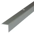 Produktbild: Dalsys Treppenkantenprofil Aluminium 100cm x 42mm x 20mm Bodenprofil für Treppenwinkel zum Schrauben Champagner