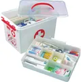 Produktbild: sunware Erste-Hilfe-Box the q-line 22,0 l - 40,0 x 30,0 x 26,0 cm weiß/rot
