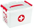 Produktbild: helit sunware H6164805 - Aufbewahrungsbox „the q-line“, 22 Liter, mit Deckel, we