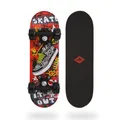 Produktbild: Schildkröt® Mini Skateboard 17“ Skate It Out | Kinder Skateboard ab 4-6 Jahre | Holz-Deck 43 x 13 cm | Cooles Design für Kinder