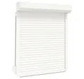 Produktbild: vidaXL Aufsatzrollladen, Rollladen Aluminium 100x120 cm Weiß