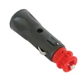 Produktbild: HP Autozubehör KFZ-Stecker mit Sicherung 8 Ampere schwarz/rot 1x28107HP