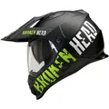 Produktbild: Broken Head Endurohelm Made2Rebel Grün - Crosshelm Mit Visier