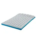 Produktbild: Intex 67999 – Aufblasbare Doppel-Campingmatratze, Laminat, Grau und Hellblau, 127 x 193 x 24 cm