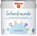 Produktbild: Wandfarbe ALPINA Farbenfreunde Delphinblau sanftes Blau 2,5L