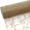Produktbild: Deko AS GmbH Sizoweb Tischband dunkelgold 20 cm Rolle 25 Meter - 64-200-25-041, Gold