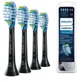 Produktbild: Philips Sonicare C3 Premium Schallzahnbürstenköpfe 4er-Pack in schwarz HX9044/33