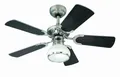 Produktbild: Westinghouse Deckenventilator Leuchte Princess Radiance Zinn 90 cm mit Zugschnur