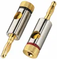Produktbild: Monacor BP-150 LS-Bananenstecker-Paar 4,0 mm vernickelt u. vergoldeten Kontakten