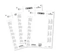 Produktbild: Durable 146002 Einsteckschilder Badgemaker (20 Schilder, 61/122 x 210 mm) weiß