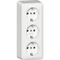 Produktbild: Gira 3F-SCHUKO-STECKD.+MONTAGEPL.RW / GIRA 478913 AP 478913