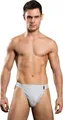 Produktbild: Skiny Herren Tanga Cotton Retro G-String, Silver Melange (080691), S (2er Pack)