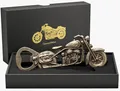 Produktbild: Motorrad Bier Geschenke für Männer, Vintage Motorrad Flaschenöffner, Vatertagsgeschenk, Geburtstagsgeschenk für ihn, Vater, Ehemann, Opa, Freund